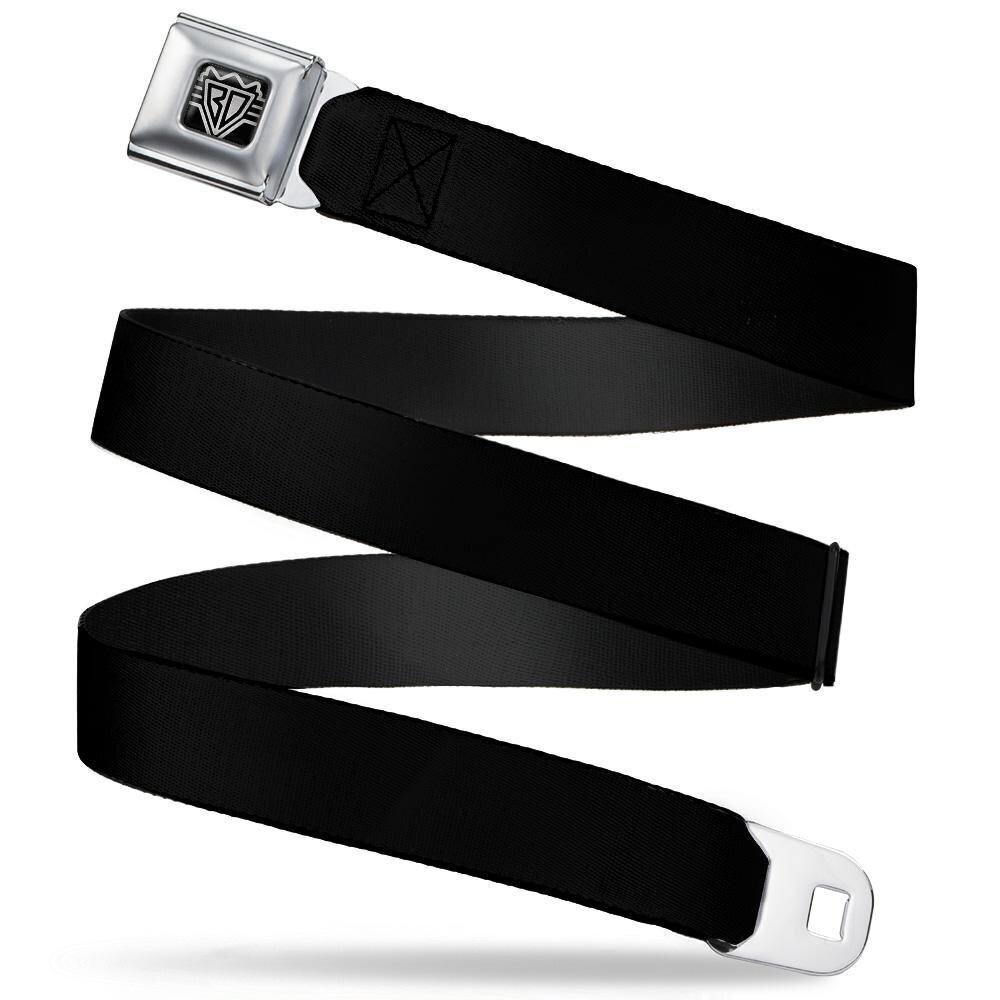 8674 "Buckle-Down Seatbelt Belt - Black - 1.5"" Wide - 32-52 Inches in